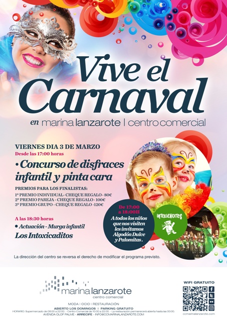 CARTEL CARNAVAL 2017 CC MARINA LANZAROTE V2
